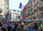 فیلم/ چهل‌وپنجمین شنبه اعتراضی در فرانسه