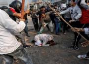 اعتراض به کشتار مسلمانان هند مقابل سفارت این کشور