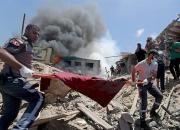 فیلم/ آتش موشک‌های حماس در بئر السبع