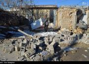 عکس/ خسارت زلزله به روستای زنیان
