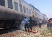 قطار یزد _ تهران دچار آتش‌سوزی شد