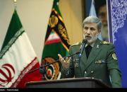 فیلم/ وزیر دفاع: حفظ امنیت تنگه هرمز بر عهده ایران است