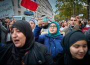 عکس/ تظاهرات مسلمانان در پاریس