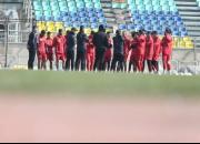 سکوت مشترک بازیکنان پرسپولیس پس از جلسه
