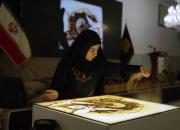 فیلم/ نقاشی با شن فاطمه عبادی درباره سردار سلیمانی