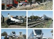 عکس/ تصادف قطار مسافربری با پراید در ورامین