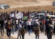تظاهرات سوری‌ها علیه حملات ترکیه به شمال سوریه