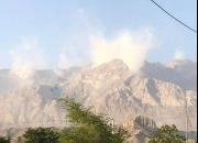 فیلم/ ریزش کوه بر اثر زلزله در بندرعباس