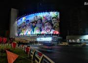 عکس/ جدیدترین طرح دیوارنگاره میدان ولیعصر(عج)