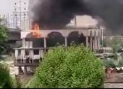 فیلم/ آتش سوزی رستورانی در اهواز