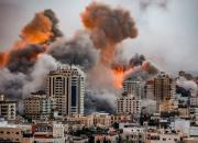 اسرائیل مرکز غزه را به خاک و خون کشید+ویدئو