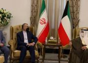 رایزنی وزرای خارجه ایران و کویت در حاشیه نشست بغداد +فیلم