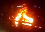فیلم/ آتش گرفتن خودروی زانتیا