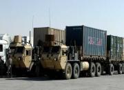 قاچاق ۴۲ کامیون غلات از سوریه توسط نظامیان آمریکا