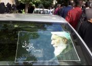 پیکر آیت‌الله مرتضی تهرانی برای خاکسپاری در کربلا بدرقه شد