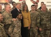 ترامپ در سفری سرزده وارد عراق شد