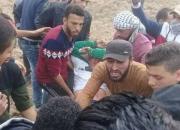 حمله صهیونیست‌ها به معترضان فلسطینی در غزه