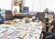 دیدار سرزده مدیر موسسه اطلاعات از روزنامه کیهان