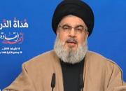 فیلم/ پاسخ نصرالله به ادعای رژیم صهیونیستی درباره حمله به مقر ایران