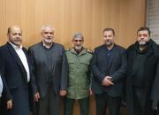 عکس/ دیدار هیئت بلند پایه حماس با سردار قاآنی