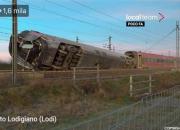 خروج مرگبار قطار سریع‌السیر در ایتالیا +عکس
