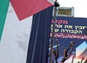 دیوارنگاره جدید میدان فلسطین؛ تابوت‌هایتان را آماده کنید!
