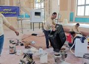تعمیر لوازم منازل سیل زده توسط گرو‌ه‌های جهادی+تصاویر