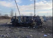 عکس/ حمله به پست مخابراتی بندر اودسا اوکراین