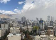 تصویری از امدادرسانی باد به مردم تهران