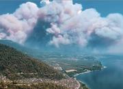 فیلم/ آتش سوزی مهیب اطراف آتن پایتخت یونان