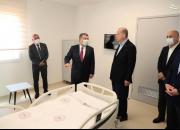 عکس/ بازدید اردوغان از بیمارستان ۱۰۰۸ تختخوابی