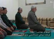عکس/ اقتدای حاج قاسم به ابومهدی در نماز