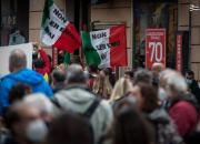 فیلم/ اعتراض گسترده ایتالیایی‌ها به سیاست‌های کرونایی