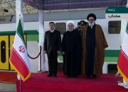 فیلم/ افتتاح مترو شهر جدید هشتگرد با حضور روحانی
