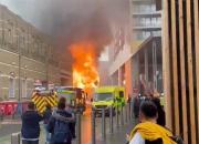 فیلم/ انفجار مهیب در ایستگاه مترو جنوب لندن