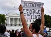 عکس/ معترضان آمریکایی به کاخ سفید رسیدند