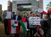 عکس/ تجمع لبنانی‌ها در محکومیت ترور خبرنگار الجزیره