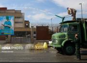 فیلم/ ضدعفونی معابر شهر زنجان توسط ارتش