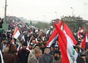 عکس/ حضور اقشار مختلف عراق در تجمع بزرگ ضدآمریکایی