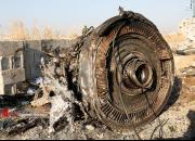 عکس/ موتور هواپیمای سقوط کرده اوکراینی