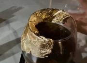 جنجال نوشیدنی با ورق طلا در تهران +فیلم
