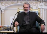 لاریجانی با ظریف دیدار کرد