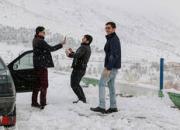 ایران با برف نفس تازه کرد