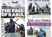 عکس/ سقوط کابل تیتر یک روزنامه‌های انگلیس