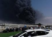 اولین تصاویر از آتش‌سوزی مهیب در عربستان