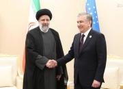 عکس/ دیدار رئیس جمهور ازبکستان با دکتر رئیسی