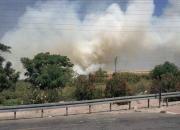 آتش سوزی حرکت قطارهای اسرائیل را متوقف کرد