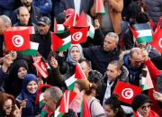 عکس/ تظاهرات علیه معامله قرن در تونس