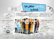 اینفوگرافی/ پردرآمدترین مشاغل جهان