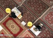 عکس/تولید ماسک توسط خادمان حرم علی ابن مهزیار اهوازی